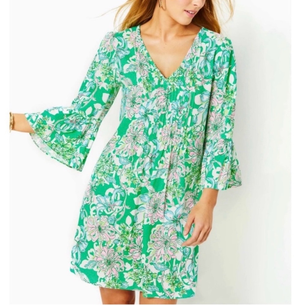 Lily Pulitzer Danika Bell Sleeve Tunic Dress 8 BNWT